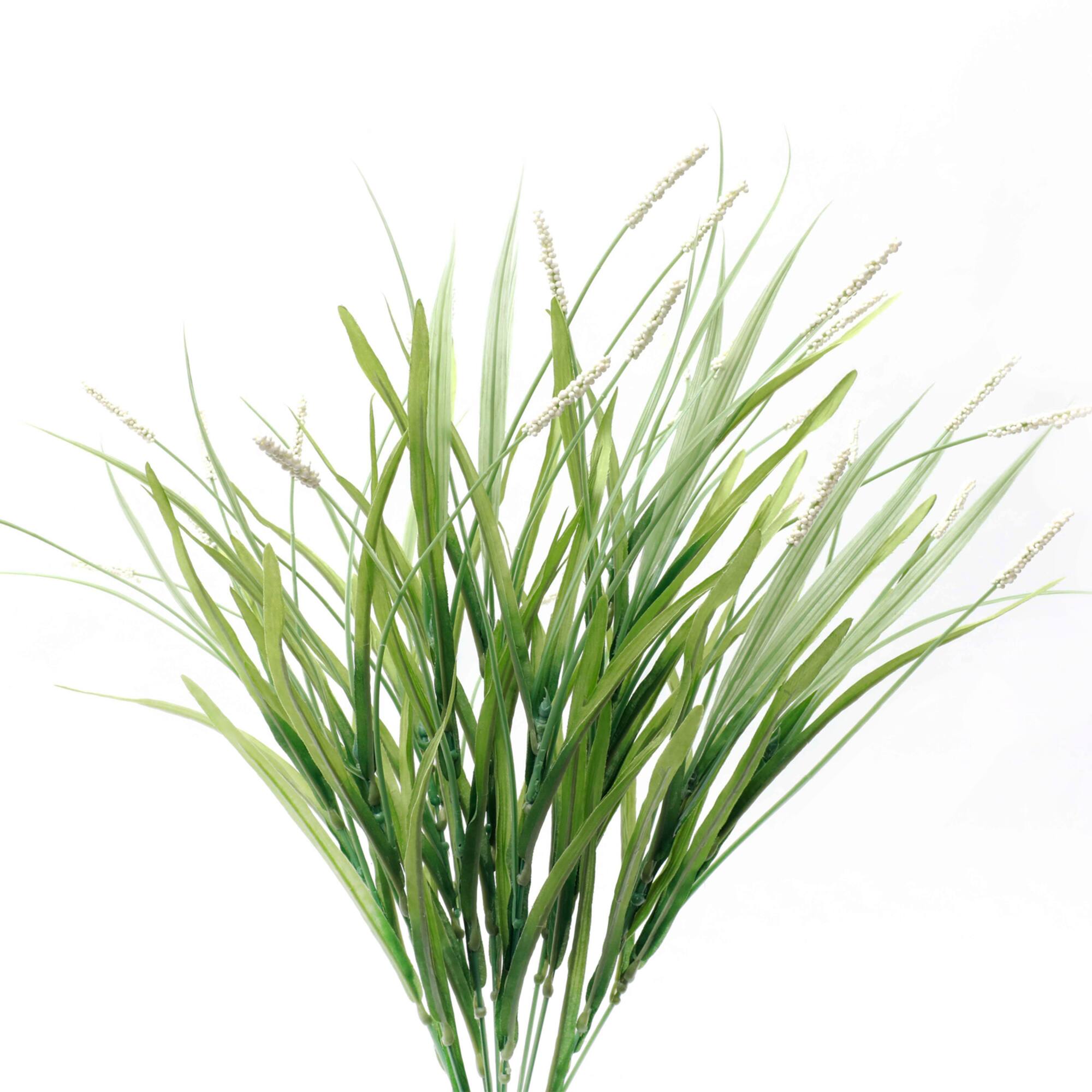19" Green & Cream Onion Grass & Berry Bush by Ashland®